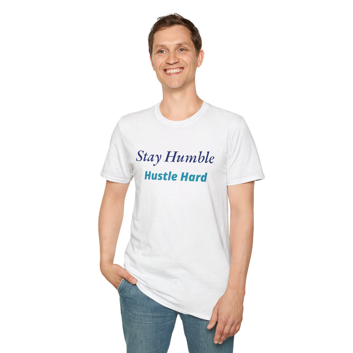 Stay Humble Hustle Hard Inspirational T-Shirt