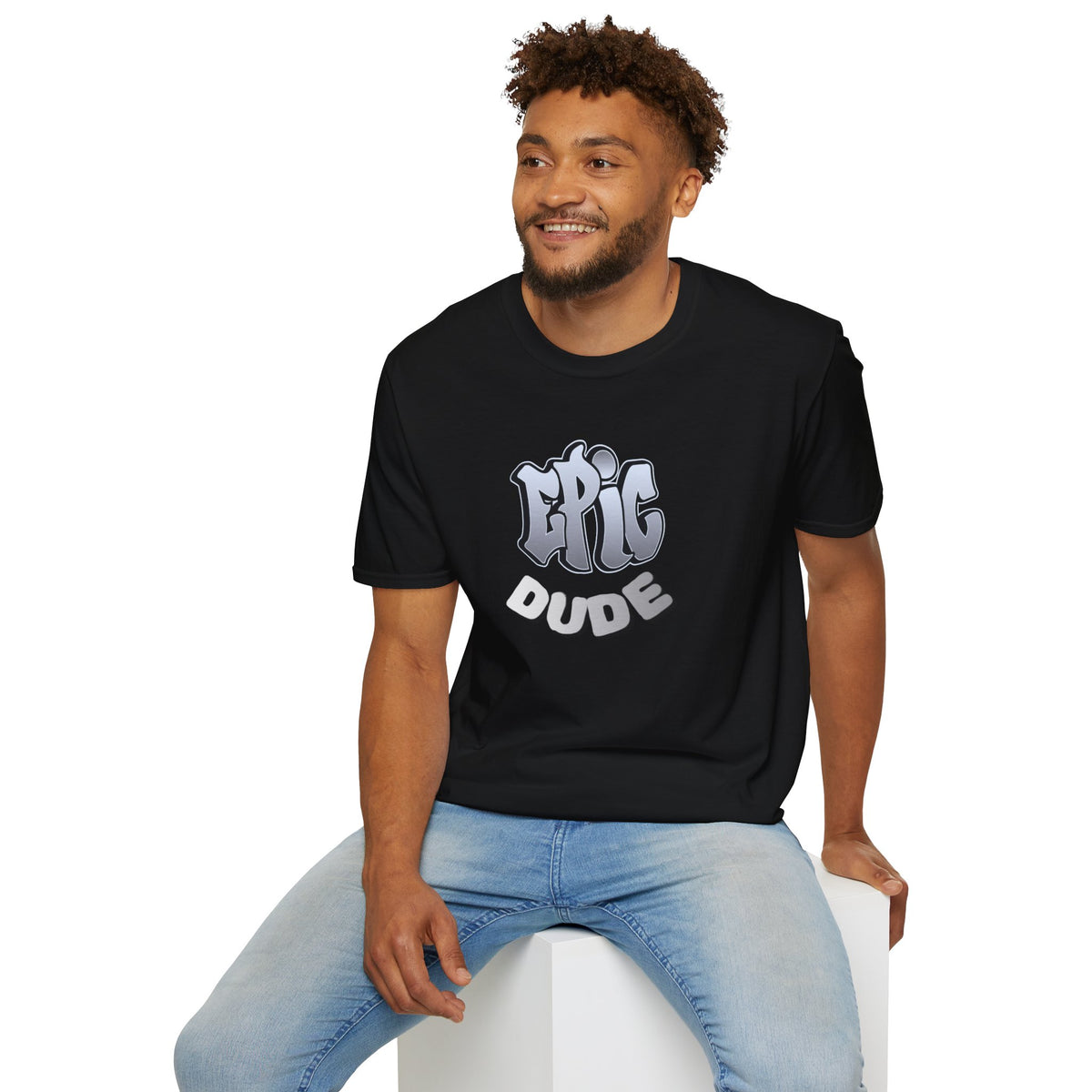 “EPIC DUDE” Graphic T-Shirt – Playful Streetwear Gift
