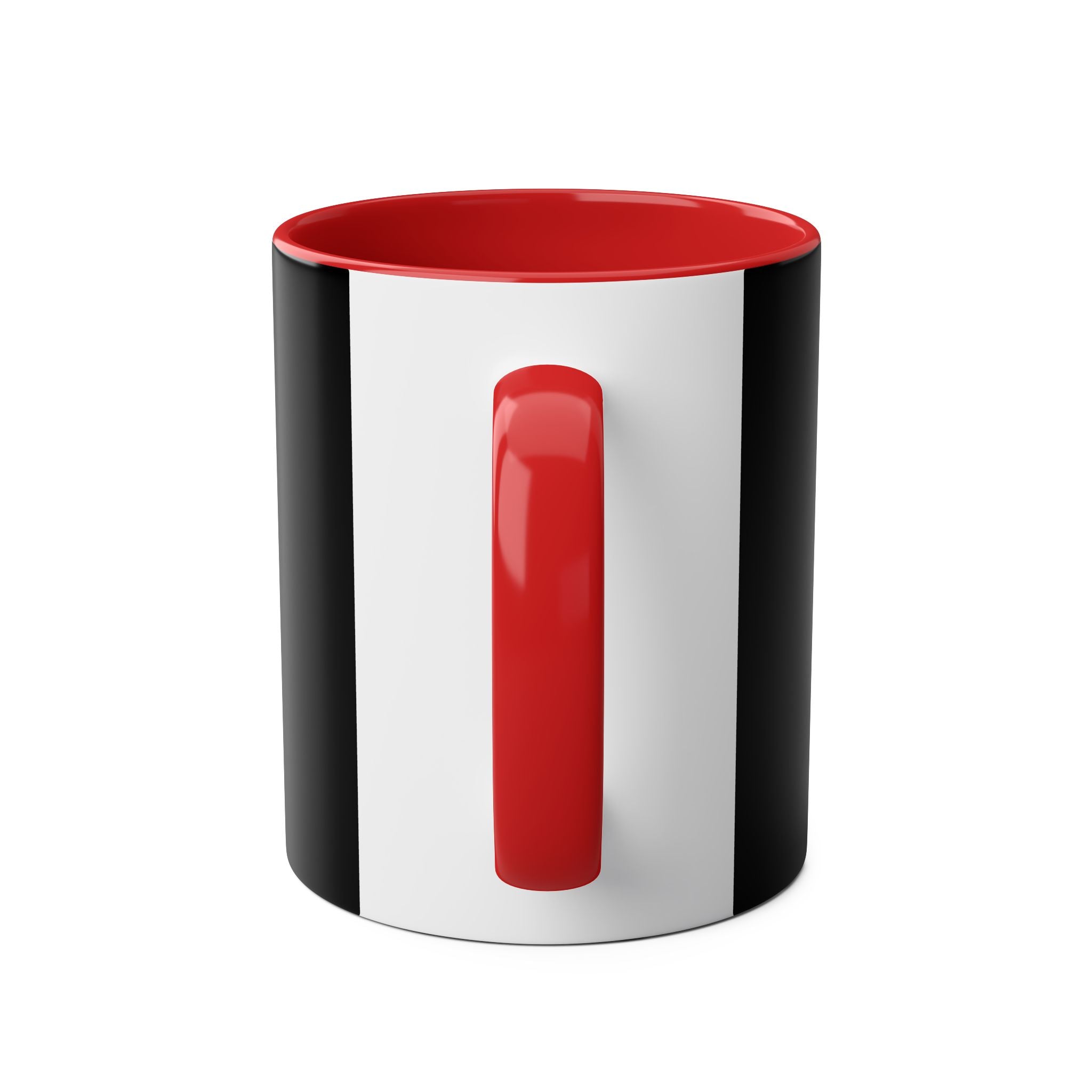 Funny Two-Tone Coffee Mug with Fuel Coffee Gauge Design