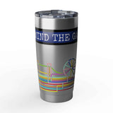 20oz Stainless Tumbler — Tube Line Landscape Mind the Gap Travel Cup