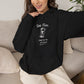 Time Flies Hoodie — "Only You Are in Control" Vintage Hourglass Pullover