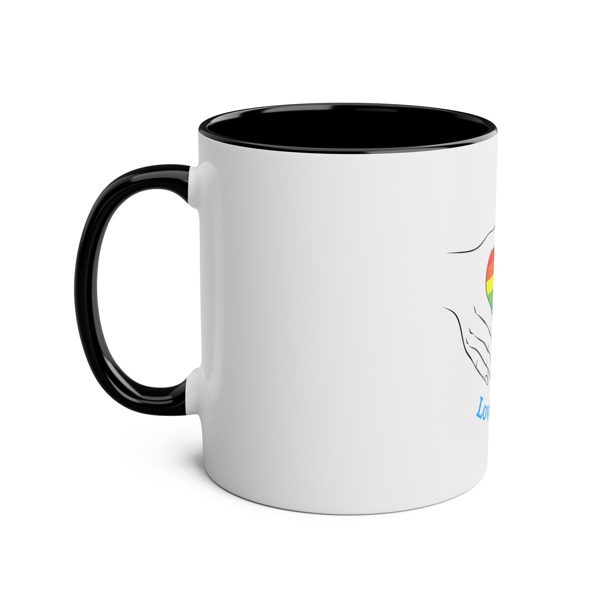Love Is Love Two-Tone Mug - Conscience Garment
