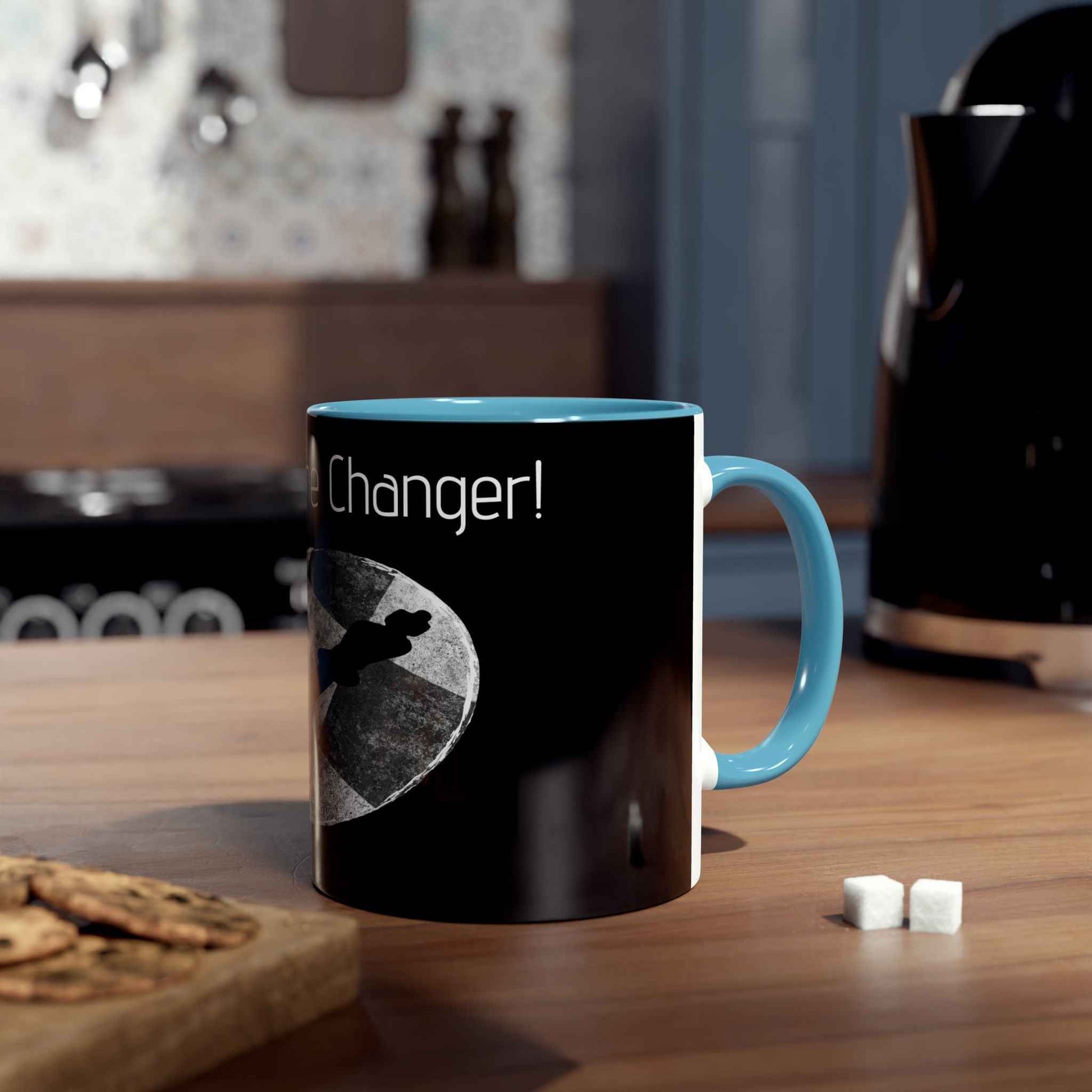 Be a Game Changer, Pawn over powering the King Two-Tone Coffee Mug