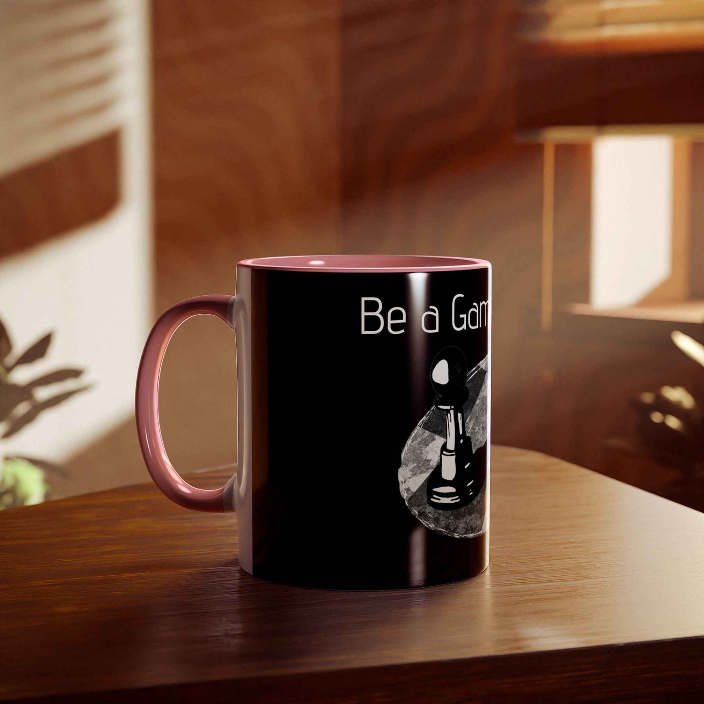 Be a Game Changer, Pawn over powering the King Two-Tone Coffee Mug