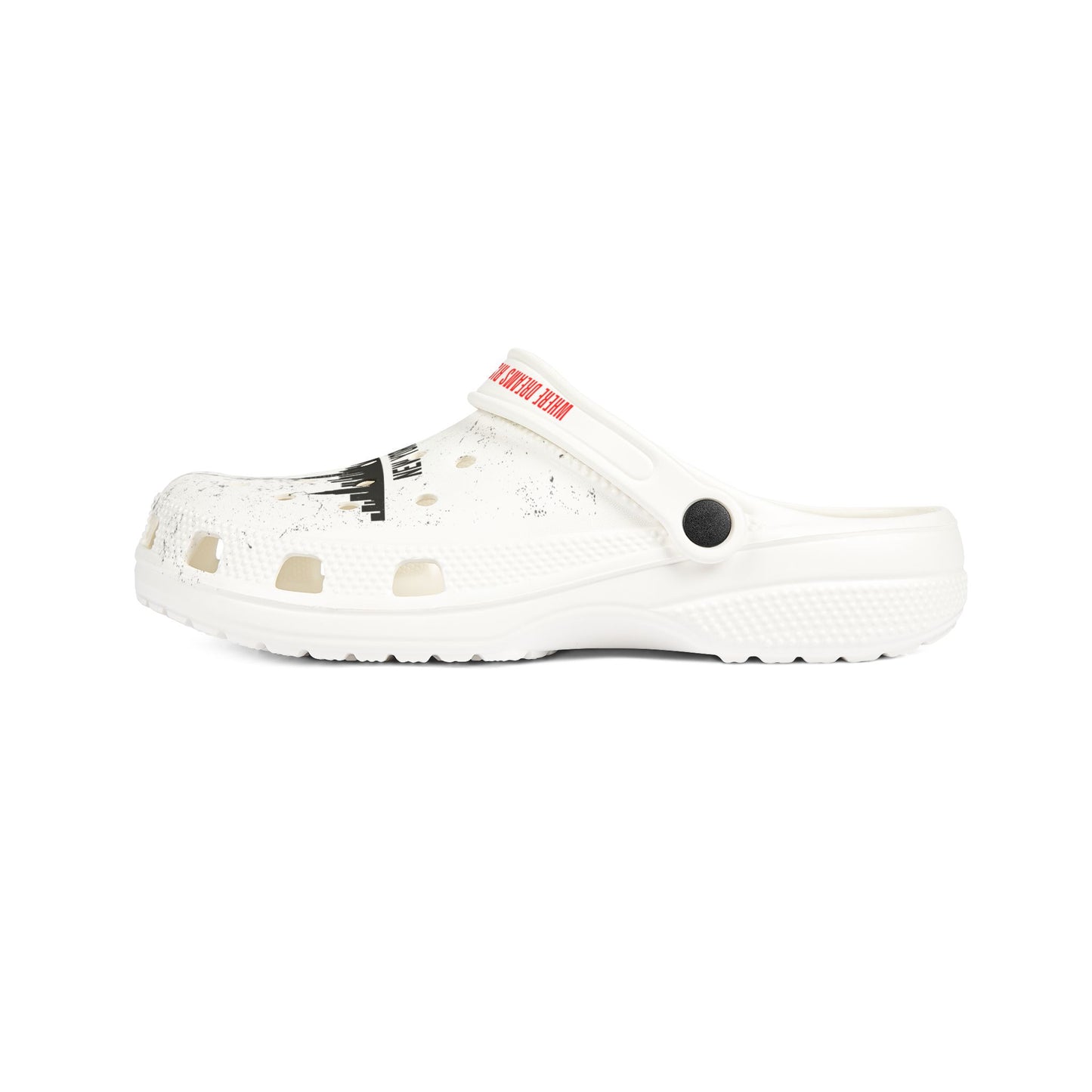 EVA Foam Rubber Shoes, New York City Skyline Crocs - NYC Skyline Shoes, Cityscape Slippers, Urban Foam Clogs, Skyline Footwear, City View - Conscience Garment