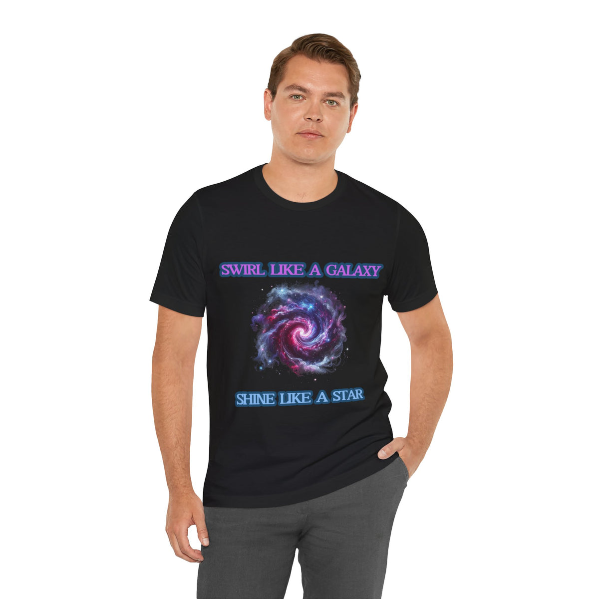 Galaxy Swirl T-Shirt - Swirl like a galaxy, shine like a star - Conscience Garment