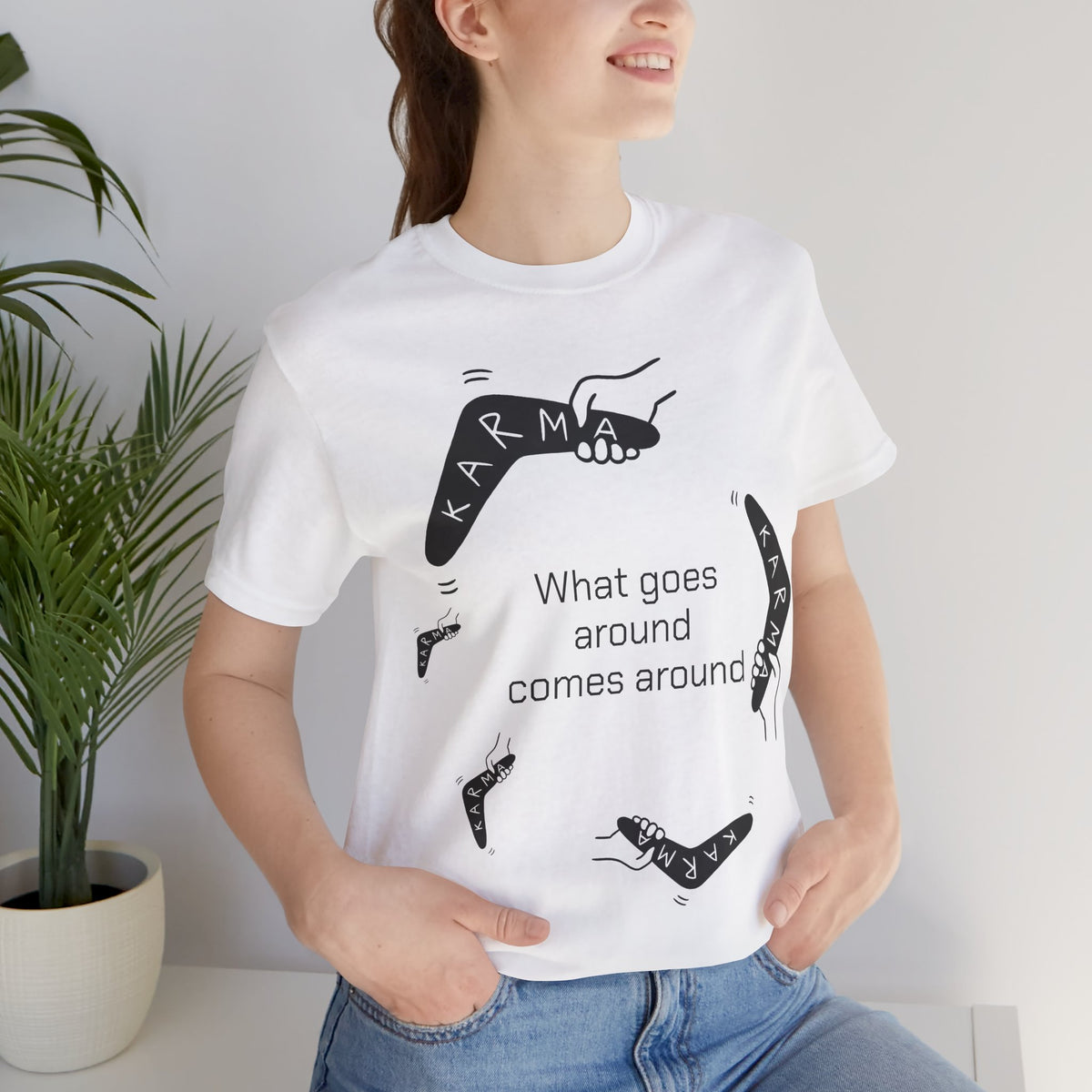 Karma Boomerang T-shirt - Conscience Garment