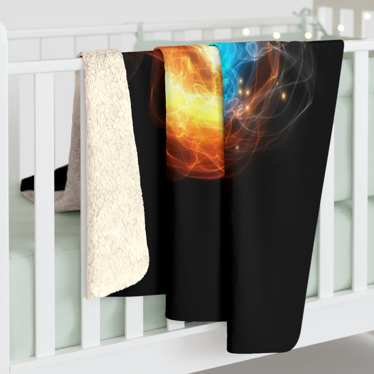 Yin Yang Sherpa Fleece Blanket – Spiritual Balance Gift