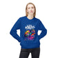 Colorful Chameleon Crewneck Sweatshirt — Vibrant Graffiti Lizard Graphic
