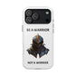 Phone Case — "Be a Warrior Not a Worrier" Impact-Resistant Magnetic Armor