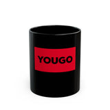 YOU GO Red Block Black Mug — Motivational Coffee Cup (11oz & 15oz)