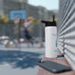 Stay Hydrated Stay Happy Stainless Steel Water Bottle — Cute Earth & Water Drop Design - Conscience Garment