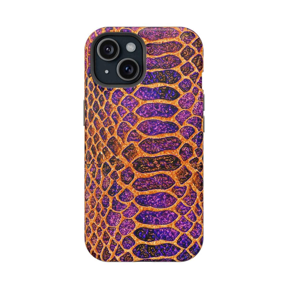 Purple-Gold Snake Skin Magnetic Impact Case