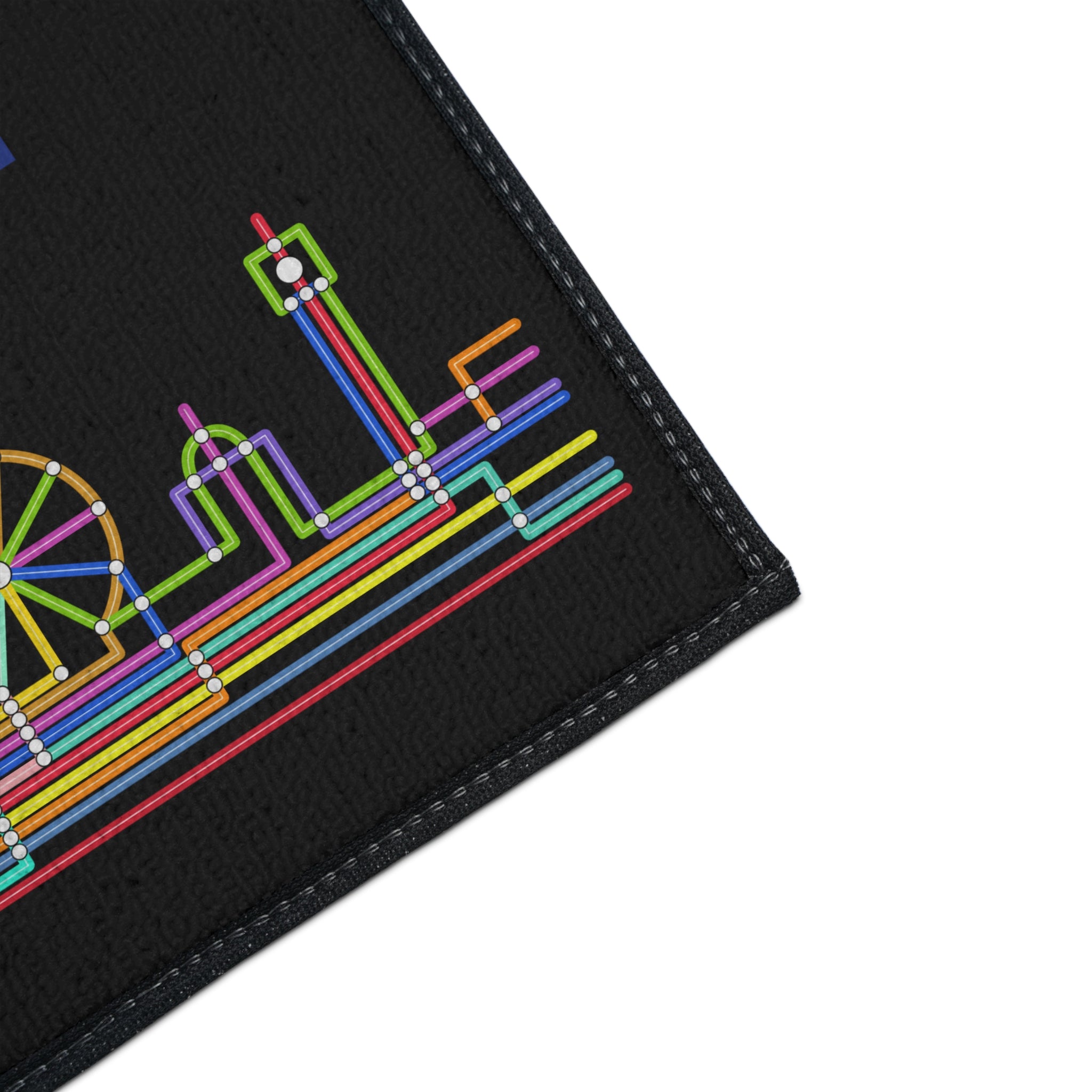 Colorful Mind the Gap Floor Mat