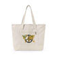 Canvas Tote Bag World Peace - World Map Watercolor Print