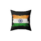 Indian Flag Brushstroke Pillow Tricolor Decorative Throw Pillow