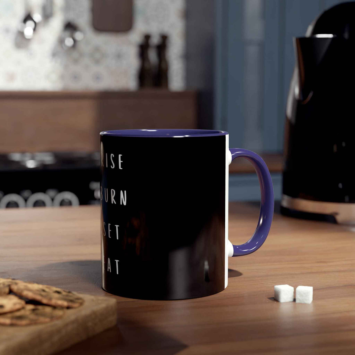 Holiday Coffee Mug - Sunrise Sunburn Sunset Repeat  - 11oz