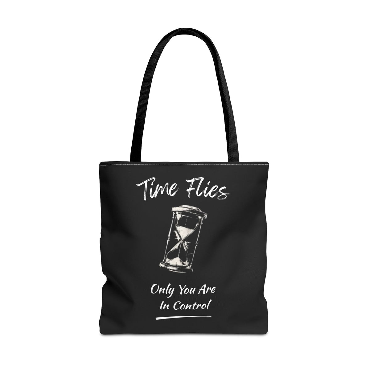 Time Flies Motivational Tote Bag