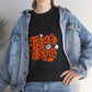 Trick or Treat Heavy Cotton Tee, Halloween Gift Shirt, Unisex Black T-Shirt, Spooky Costume Top, Fall Celebration Apparel - Conscience Garment