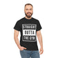 Funny Fitness T-Shirt - Cotton T-shirt, Straight Outta Gym Design - Conscience Garment