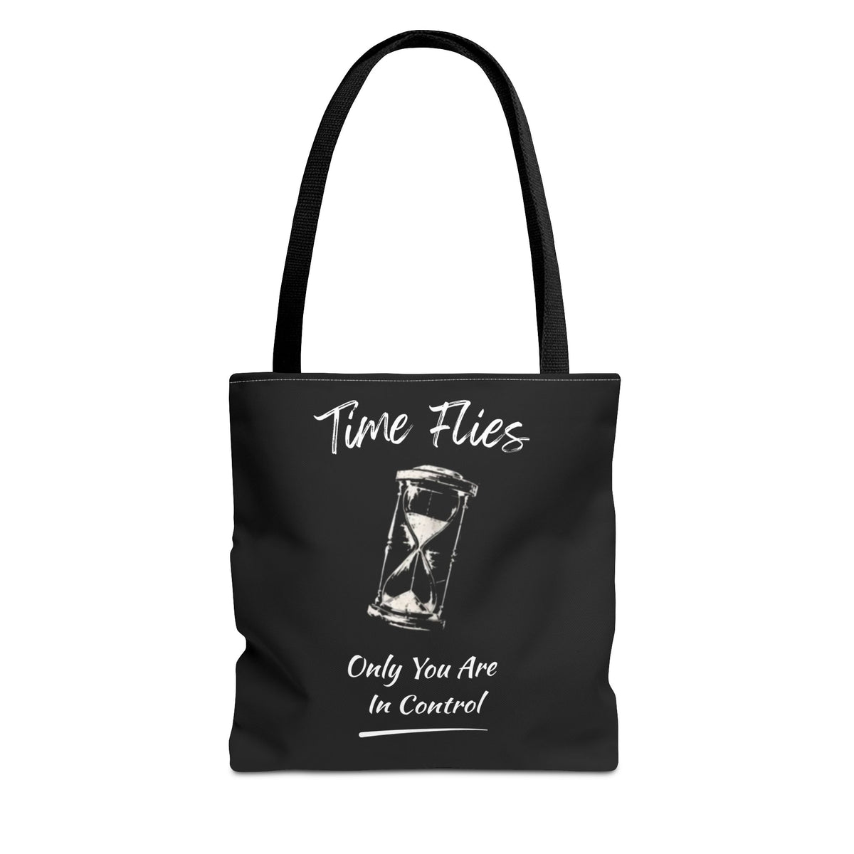 Time Flies Motivational Tote Bag