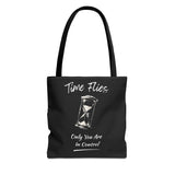 Time Flies Motivational Tote Bag