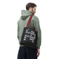 Mistakes Repeat Pattern Tote Bag — Black Typography Shopper