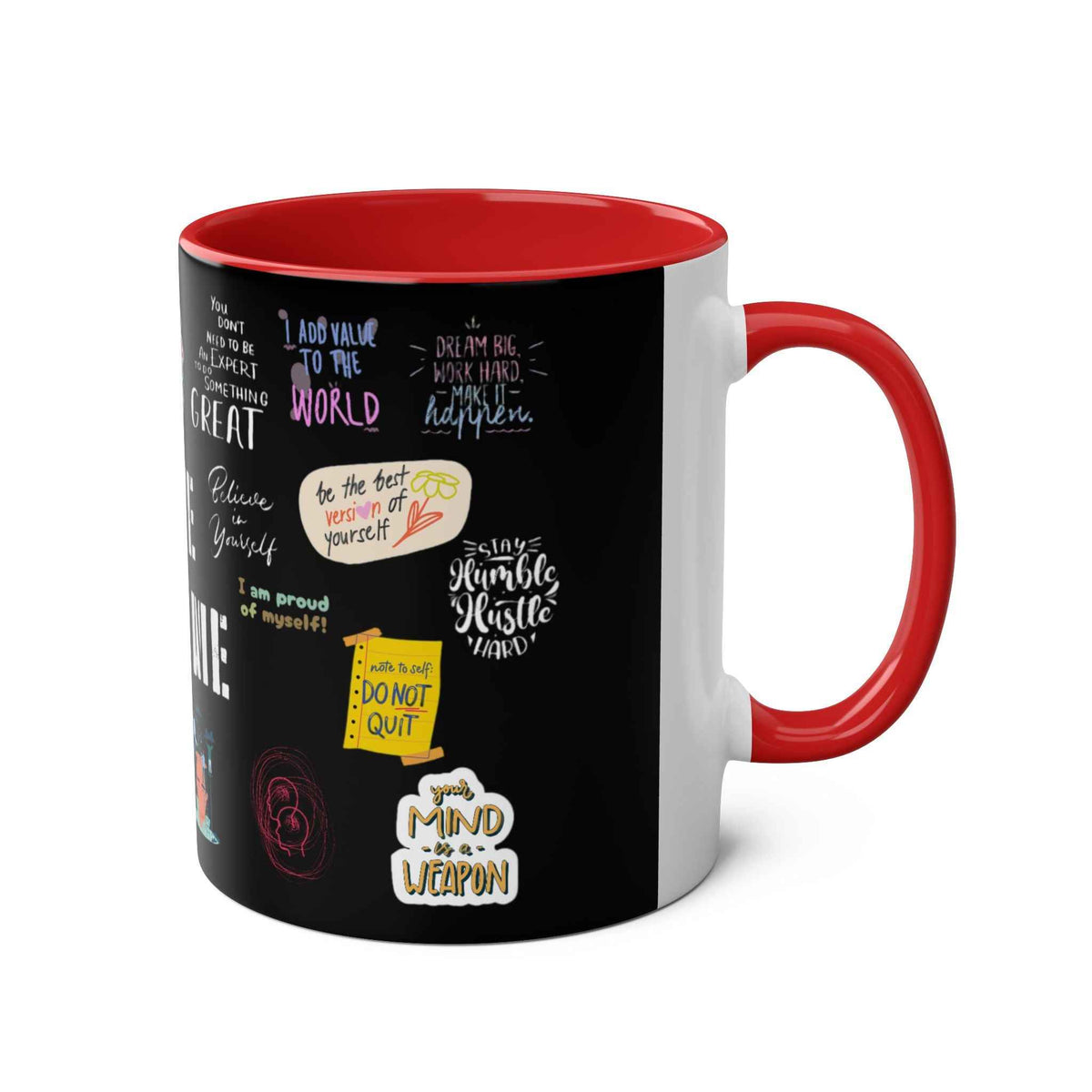 Love Yourself Two-Tone Coffee Mug, 11oz