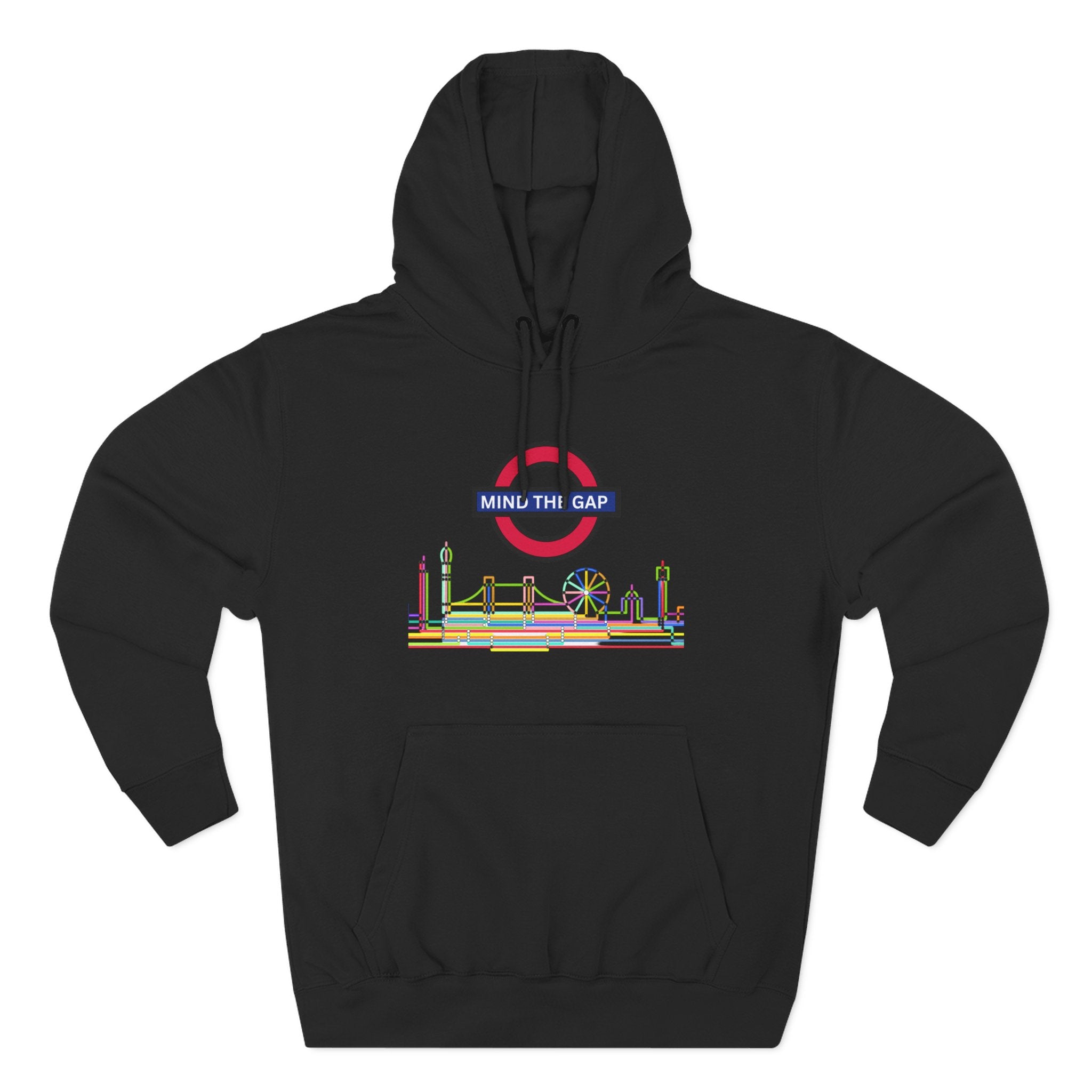 Urban Cityscape Hoodie - Take a Stand Against the Gap, Cozy Fleece Sweatshirt, Streetwear, Casual Outfit, Ideal Gift