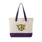 Canvas Tote Bag World Peace - World Map Watercolor Print