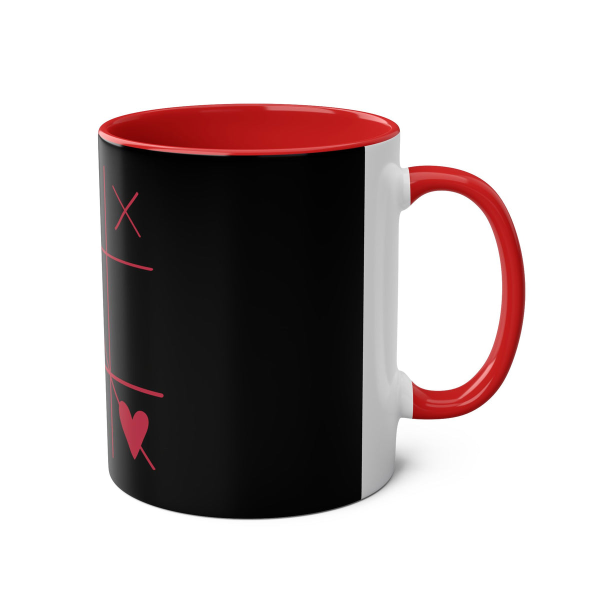 Hearts and Crosses Coffee Mug,  11oz - Conscience Garment
