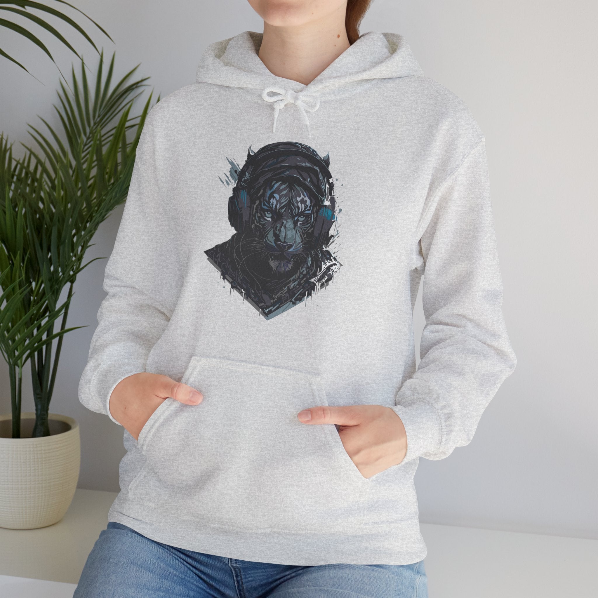 Lion Dj, Unisex Hooded Sweatshirt