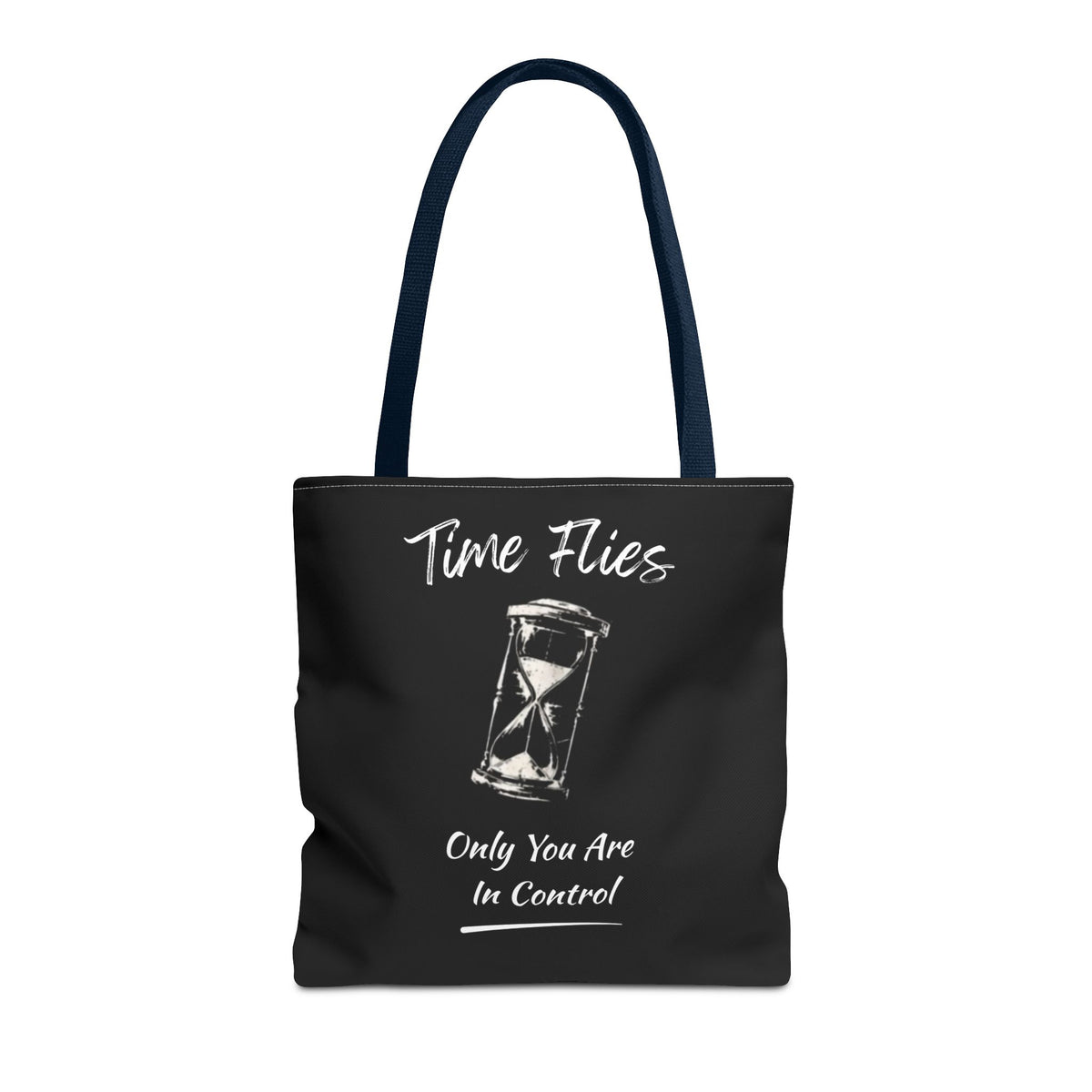 Time Flies Motivational Tote Bag