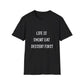 T-Shirt — "Life Is Short Eat Dessert First" Funny Foodie T-Shirt