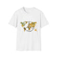 Peaceful World Map T-Shirt — Watercolor Peace Sign Globe T-Shirt