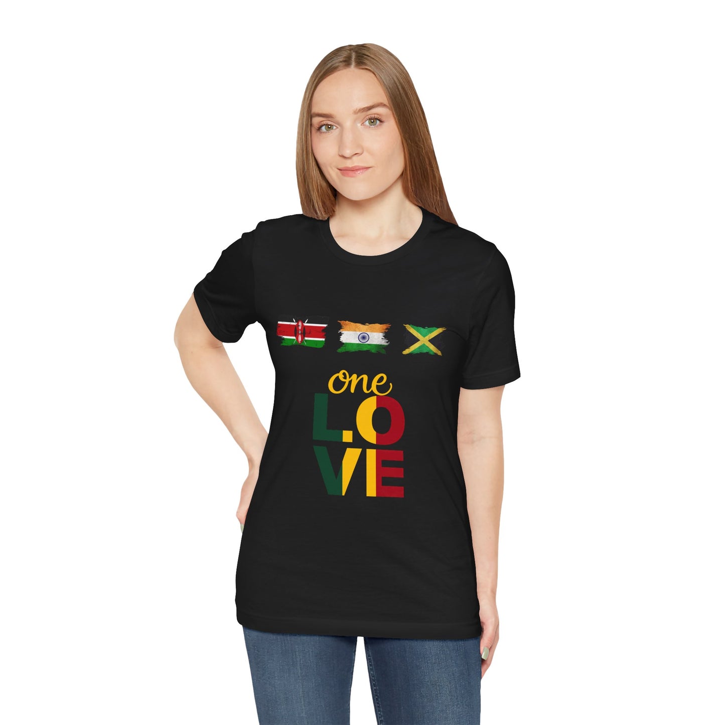 One Love Reggae T-Shirt Move With Purpose Inspirational Graphic T-Shirt