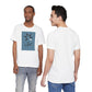 Be Different T-Shirt — Whale Graphic Tee (White on Blue)