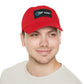 Dad Hat with Leather Patch (Rectangle) - Conscience Garment
