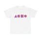 Geometric Design Unisex Heavy Cotton Tee - Perfect for Casual Wear, Graphic Tee, Trendy Shirt, Art Lover Gift, Everyday Comfort - Conscience Garment