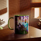 Wow Mom Coffee Mug, Two-Tone, 11oz