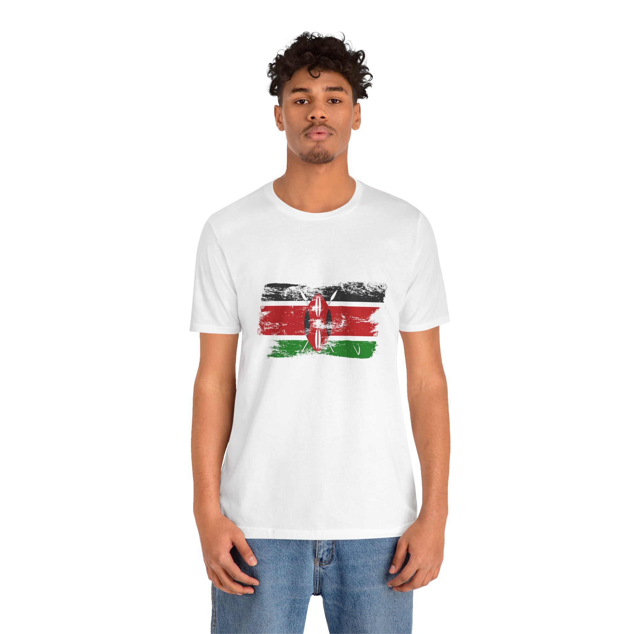 Kenya Flag Distressed T-Shirt - Vintage Kenyan Pride T-Shirt