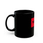 YOU GO Red Block Black Mug — Motivational Coffee Cup (11oz & 15oz)