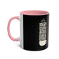 Inspirational Coffee Mug - IDEAS COME AFTER COFFEE, 11oz Two-Tone Mug - Conscience Garment