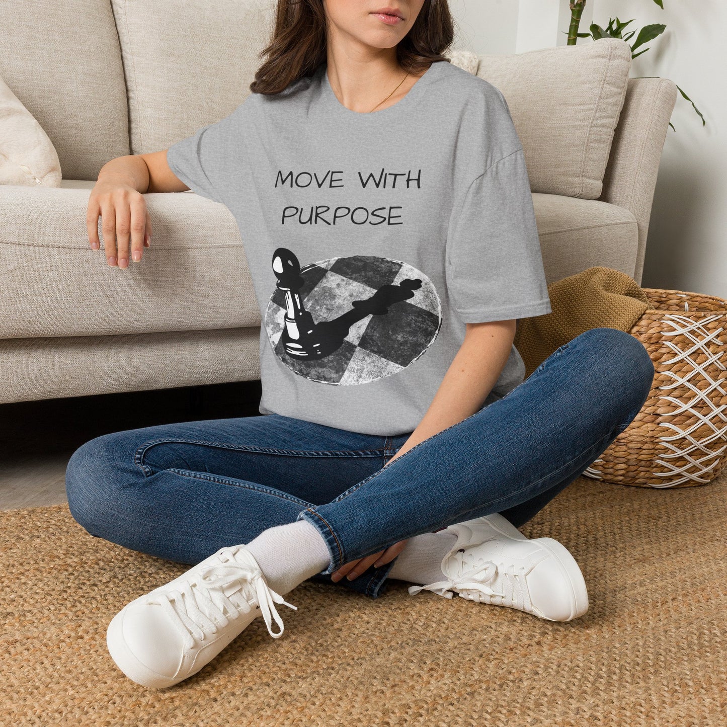 Chess Pawn 'Move With Purpose' T-Shirt