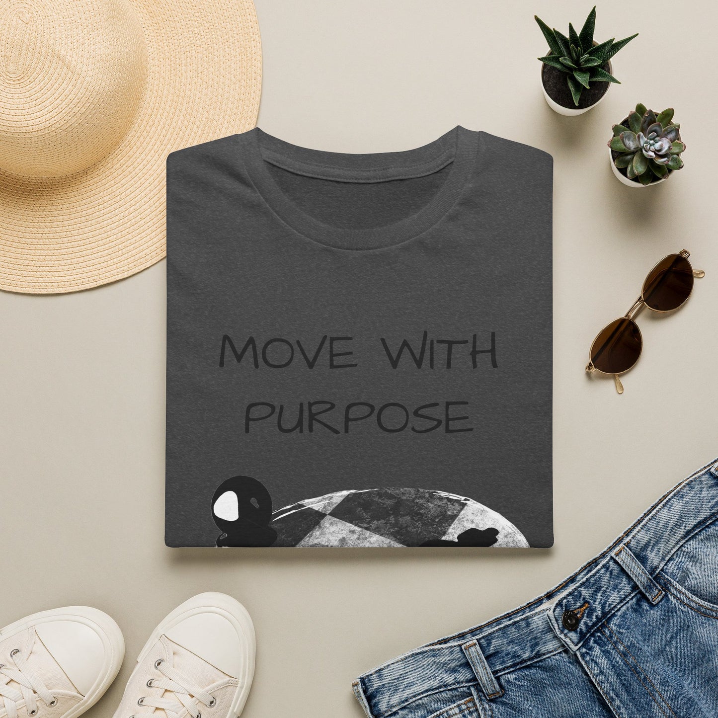 Chess Pawn 'Move With Purpose' T-Shirt