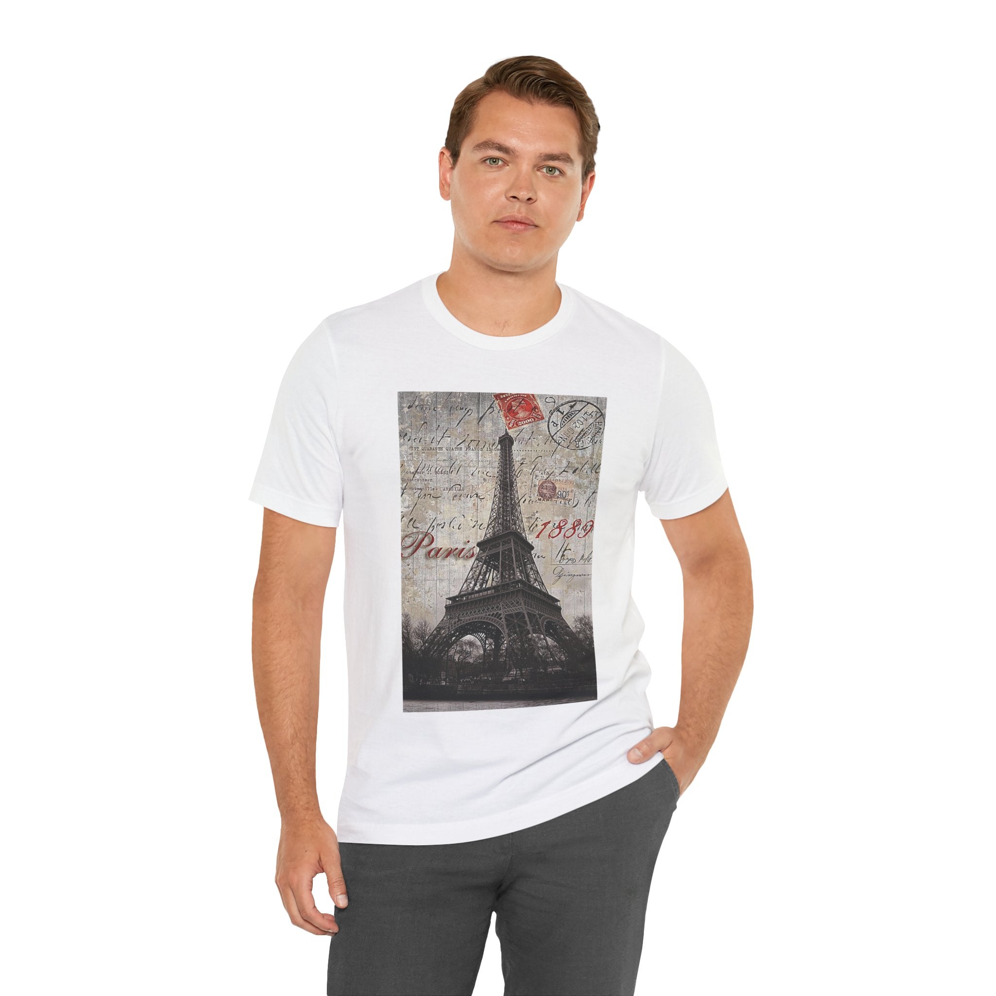 Eiffel Tower Stamp T-Shirt