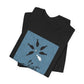 Be Different T-Shirt — Whale Graphic Tee (White on Blue)