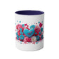 Love and Hearts Two-Tone Mug, 11oz - Conscience Garment