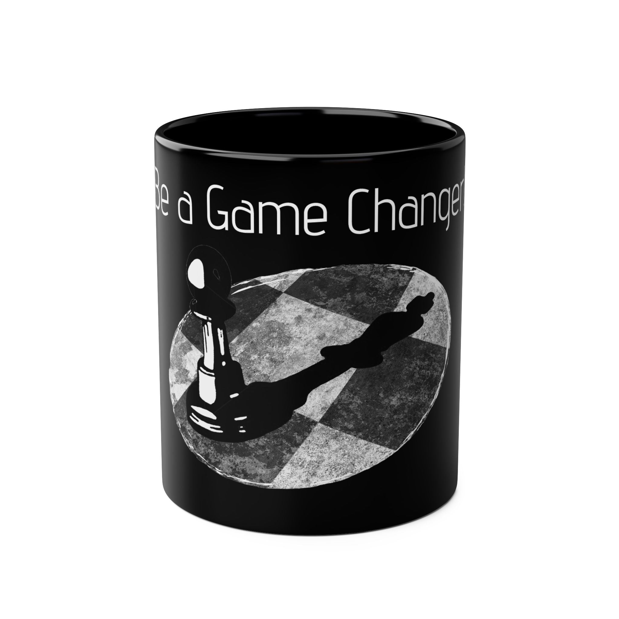 Be a Game Changer, Pawn over powering the King Two-Tone Coffee Mug, Birthday Gift, Chess