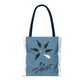 Be Different Whale Tote Bag — Inspirational Ocean Animal Canvas Tote
